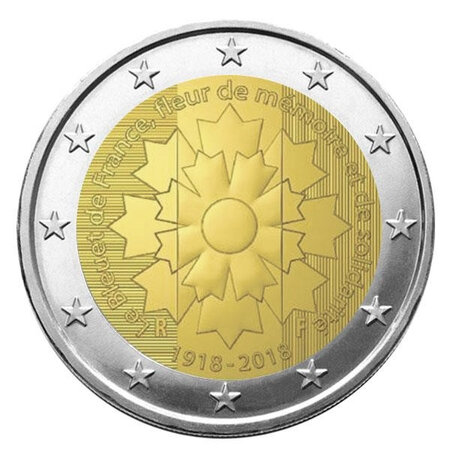 Monnaie 2 euros commémorative france 2018 - armistice