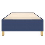 vidaXL Cadre de lit Bleu 100 x 200 cm Tissu