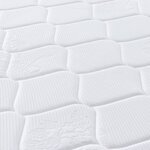 vidaXL Matelas à ressorts ensachés dureté moyenne 160x200 cm