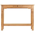 vidaXL Table console 100x40x76 cm Bois d'acacia massif