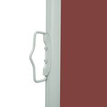 vidaXL Auvent latéral rétractable de patio 140x500 cm Marron