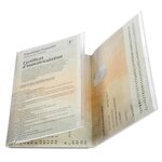 Etui De Protection Pour Carte Grise 3 Volets Pvc Lisse 20/100e - Cristal - X 10 - Exacompta