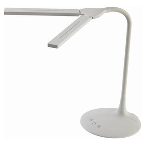 Lampe de bureau LED Twin, Puissance 6W, Durée 25 000h, Sans fil rechargeable par USB, Blanc