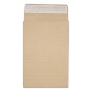 Lot de 10 enveloppes pochettes kraft armé à soufflet marron 176 x 250 + 30 mm