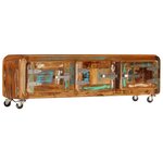 vidaXL Meuble TV 120 x 30 x 37 cm Bois de récupération massif