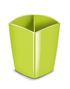 Pot à crayons magnétique, 2 compartiments, vert anis CEP