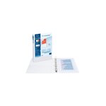 Classeur Personnalisable Rigide 2 Poches Kreacover - 4 Anneaux En D 30mm - A4 Maxi - Blanc - X 10 - Exacompta