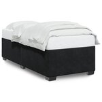 vidaXL Cadre de lit Noir 80x200 cm Velours