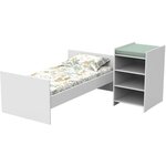 Lit bébé combiné - 120 x 60 cm - Evolutif en 90 x 190 cm