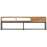 vidaXL Meuble TV 160x30x45 cm Bois d'acacia massif