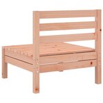vidaXL Canapés de jardin sans accoudoirs 4 Pièces bois massif douglas