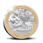 Pièce de monnaie 5 Florin Aruba Aviation 2023 – Argent BE