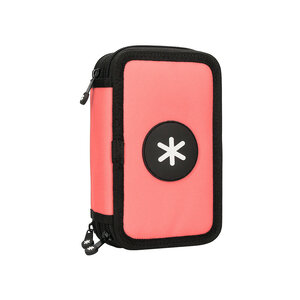 Trousse garnie antartik 3 compartiments 36 pieces       corail