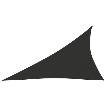 vidaXL Voile de parasol tissu oxford triangulaire 4x5x6 4 m anthracite