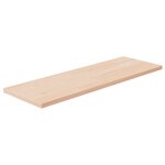 vidaXL Panneau d'étagère 60x20x1 5 cm Bois de chêne massif non traité