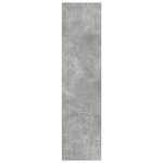 vidaXL Garde-robe gris béton 80x50x200 cm bois d'ingénierie