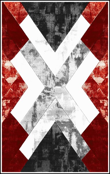 Tapis d'intérieur X 80 x 150 cm - Rouge