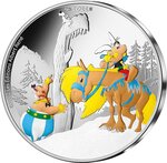 Astérix et le Griffon - 10 Euros Argent Colorisé BE 2022 (MDP)