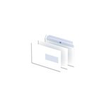 Boîte 500 enveloppes blanches auto-adhésives 90g c5 162x229 mm fenêtre 45x100 mm oxford