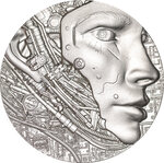 Pièce de monnaie en Argent 2000 Francs g 62.2 (2 oz) Millésime 2024 Future with AI EXPERIENCE THE FUTURE WITH AI