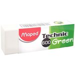 Gomme plastique Technic 600 61x22x12 mm Blanc MAPED