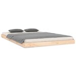 vidaXL Cadre de lit 120x200 cm bois de pin massif