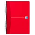 Cahier agrafé Office Essentials A4, couverture souple, 180 pages, carreaux Seyès, couleurs assorties, compatible SCRIBZEE® (bloc 90 feuilles)