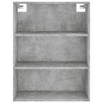 vidaXL Buffet gris béton 69 5x32 5x180 cm bois d'ingénierie