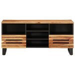 vidaXL Meuble TV 100x34x46 cm bois d'acacia massif
