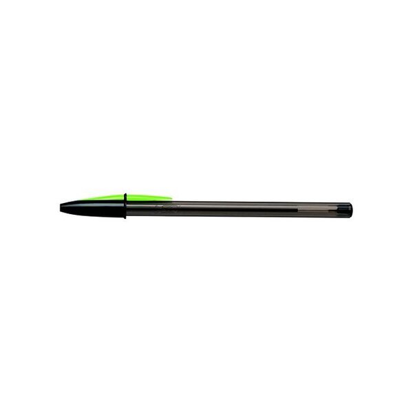 Boitex20 - Stylos capuchons bicolores pointe moyenne - encre noire BIC