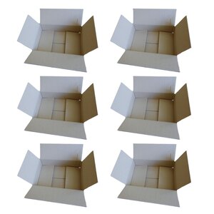 6 cartons d'emballage 31 x 21 x 7 5 cm