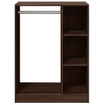 vidaXL Garde-robe chêne marron 77x48x102 cm bois d'ingénierie