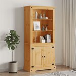 vidaXL Placard Gamme Corona Pin mexicain 80x40x170 cm
