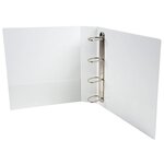 Classeur Pp Personnalisable Kreacover - 4 Anneaux En D 50mm - A4 Maxi - Blanc - X 10 - Exacompta