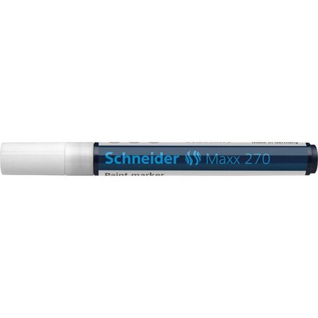 Marqueur peinture Maxx 270 Pte Ogive 2-3 mm blanc SCHNEIDER