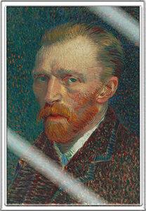 Monnaie SELF PORTRAIT Van Gogh Feuille Argent 1 Cedi Ghana 2026