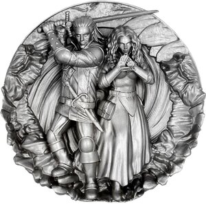 Pièce de monnaie en Argent 5000 Francs g 155.5 (5 oz) Millésime 2023 The Witcher Book LAST WISH