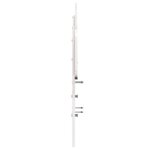 vidaXL Tête de lit blanc 140 cm bois massif de pin