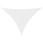 vidaXL Voile de parasol tissu oxford triangulaire 4x5x6 4 m blanc