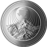 Pièce de monnaie en Argent 5 Dollars g 62.2 (2 oz) Millésime 2023 Continents MOUNT EVEREST