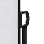 vidaXL Auvent latéral rétractable blanc 200x600 cm