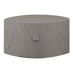 Madison Housse de meubles d'extérieur Rond 320 cm Gris