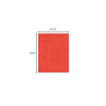 Paquet De 25 Dossiers De Plaidoirie Pour/contre Carte Lustrée 25x32cm - Rouge - X 5 - Exacompta