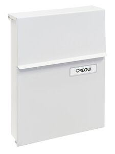 Boîte aux Lettres Acier Line E6801 Serrure Protégée Anti-pluie Blanc