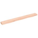 vidaXL Étagère murale 100x10x4 cm bois de chêne massif non traité