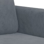 vidaXL Ensemble de canapés 2 Pièces gris foncé velours