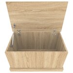 vidaXL Boîte de rangement chêne sonoma 70x40x38 cm bois d'ingénierie