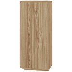 vidaXL Armoire de bain à miroir d'angle chêne 30x24x60 cm