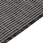 vidaXL Tapis à tissage plat d'extérieur 140x200 cm Gris