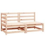 vidaXL Salon de jardin 2 Pièces bois de pin massif